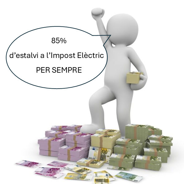 Bonificació del 85% de l’impost elèctric